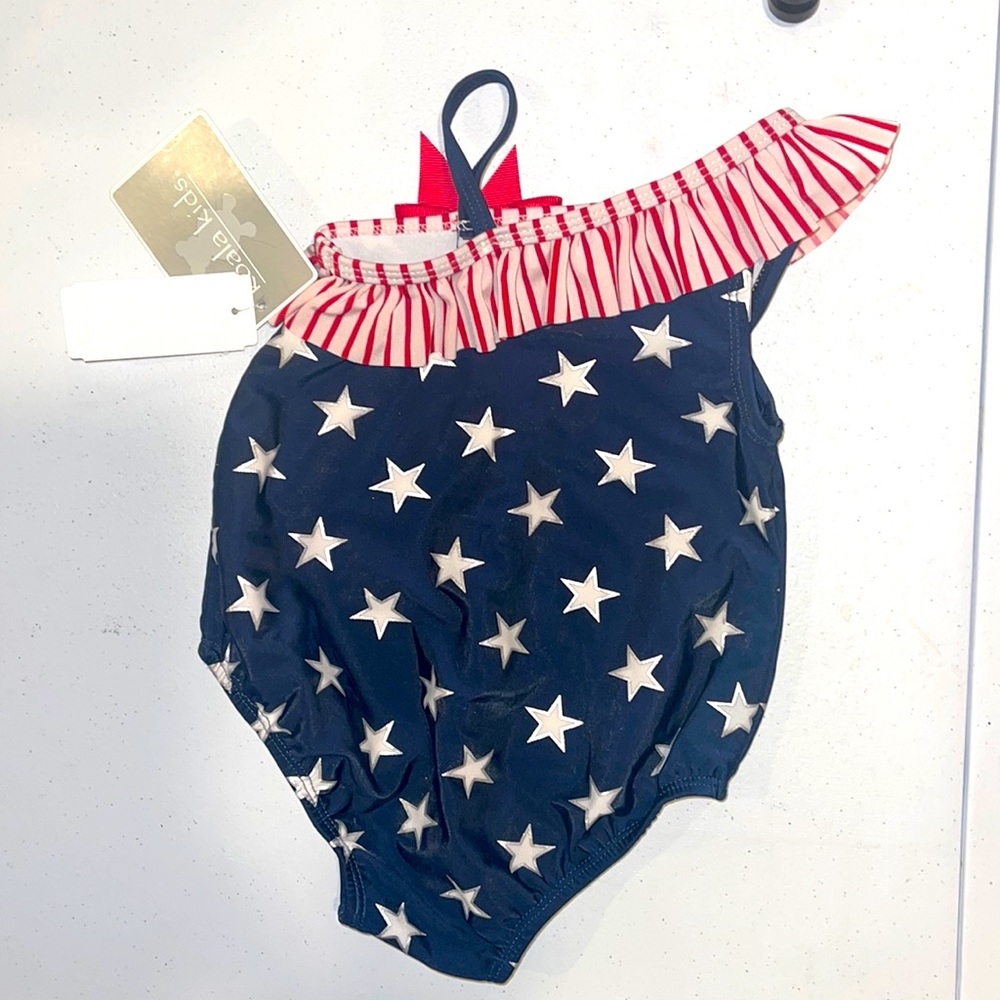 Red, White & Blue bathing suit. Perfect for 4th of July 🇺🇸